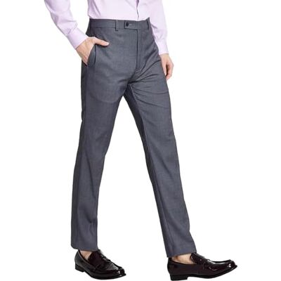Calvin Slim Fit klänning byxa herr Klänningbyxor, Medium-grå, 32W / 34L Calvin Slim Fit klänning byxa herr Klänningbyxor, Medium-grå, 32W / 34L