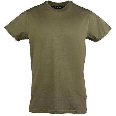 Mil-Tec US Style T-tröja för män • Klassisk federal herrskjorta med rund hals • Högkvalitativ och mjuk baströja för vardagen, utomhus, arbete Mil-Tec US Style T-tröja för män • Klassisk federal herrskjorta med rund hals • Högkvalitativ och mjuk baströja för vardagen, utomhus, arbete
