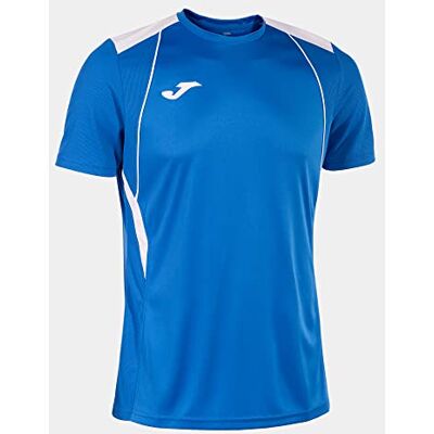 Joma Championship VII Royal Kortärmad T-shirt Vit Joma Championship VII Royal Kortärmad T-shirt Vit