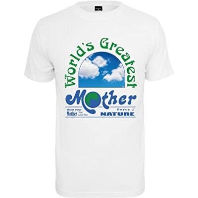 Tee Mäns mors natur dag te vit L t-shirt, L, Vit, L Tee Mäns mors natur dag te vit L t-shirt, L, Vit, L