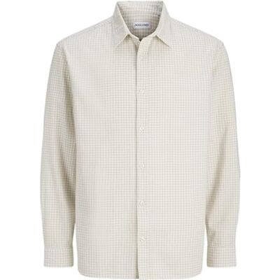 JACK & JONES Jjconrad Check Seersucker Shirt Ls, String, M JACK & JONES Jjconrad Check Seersucker Shirt Ls, String, M
