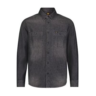 Lee Worker Shirt 2.0 skjorta för män, Tvätta i granit, S Lee Worker Shirt 2.0 skjorta för män, Tvätta i granit, S