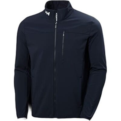 Helly Hansen Mens Crew Softshell Jacket 2.0, 3XL, Navy Helly Hansen Mens Crew Softshell Jacket 2.0, 3XL, Navy