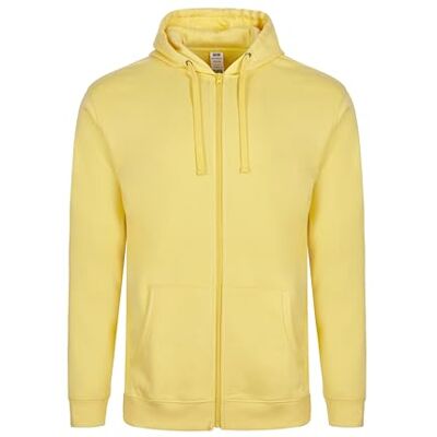 Mukua SF270U unisex huvtröja med dragkedja, sommargul, storlek S, Sommargul, S Mukua SF270U unisex huvtröja med dragkedja, sommargul, storlek S, Sommargul, S