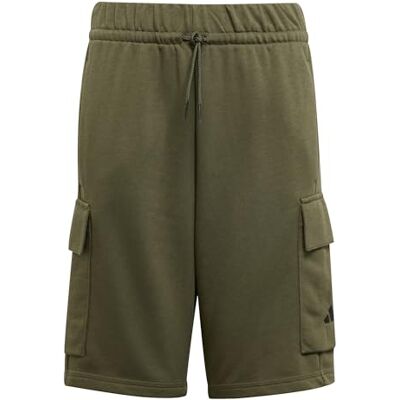 adidas Unisex – Barn ESSENTIALS CARGO SHORTS, olive strata/black, 9-10 Years adidas Unisex – Barn ESSENTIALS CARGO SHORTS, olive strata/black, 9-10 Years
