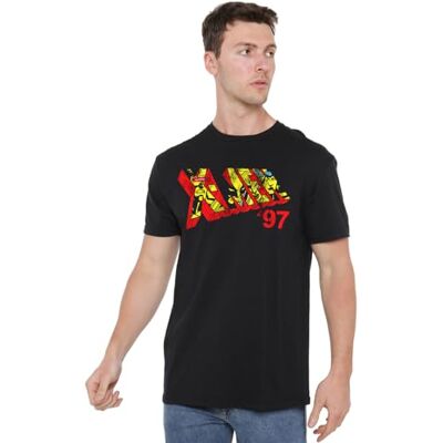 Marvel Unisex X-Men 97 serietidningslogotyp unisex t-shirt, svart t-shirt Marvel Unisex X-Men 97 serietidningslogotyp unisex t-shirt, svart t-shirt