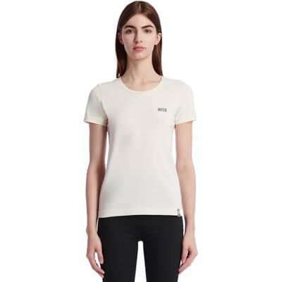 Inter Vuxen T-shirt, officiell produkt, daglig samling, 100% bomull, passar alla svarta fans Inter Vuxen T-shirt, officiell produkt, daglig samling, 100% bomull, passar alla svarta fans