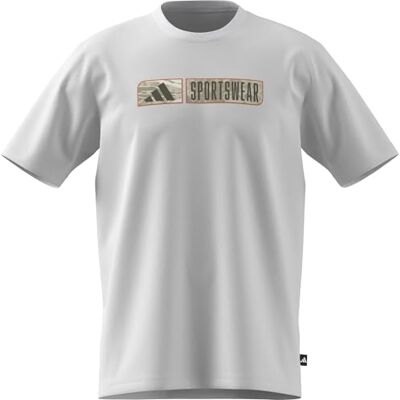 adidas Mezczyzni CLIMACOOL CAMO LINEAR GRAPHIC T-SHIRT, white, M adidas Mezczyzni CLIMACOOL CAMO LINEAR GRAPHIC T-SHIRT, white, M