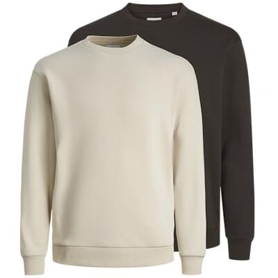 JACK & JONES herrtröja (2-pack), Månstrål/förpackning: w. Mulch, L JACK & JONES herrtröja (2-pack), Månstrål/förpackning: w. Mulch, L