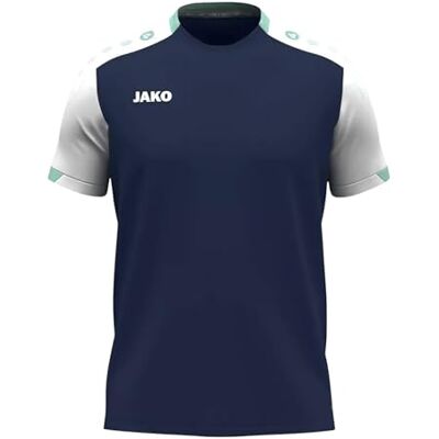 JAKO Unisex T-shirt, Dynamisk, marinblå/vit/mynta, L JAKO Unisex T-shirt, Dynamisk, marinblå/vit/mynta, L