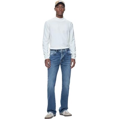 LTB Jeans Tinman 401 jeans i blå Mid Rise tillverkade av bomullsblandning, storlek 28, 34, blå, 28W / 34L LTB Jeans Tinman 401 jeans i blå Mid Rise tillverkade av bomullsblandning, storlek 28, 34, blå, 28W / 34L
