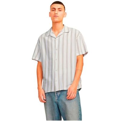 JACK & JONES JPRCCMONTANA Resort Shirt S/S SN, Abbey Stone/passform: avslappnad passform, S JACK & JONES JPRCCMONTANA Resort Shirt S/S SN, Abbey Stone/passform: avslappnad passform, S