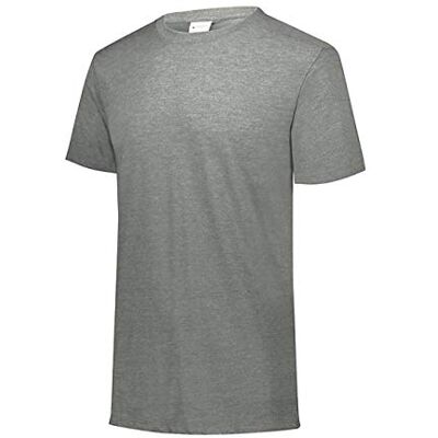 Augusta Sportswear herr tre-blend t-shirt korta ärmar kort ärm grå ljunga XL Augusta Sportswear herr tre-blend t-shirt korta ärmar kort ärm grå ljunga XL