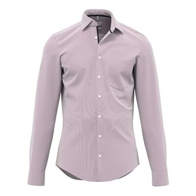 Seidensticker Extra slim fit långärmad skjorta för män, Mörkröd, 38 SE Seidensticker Extra slim fit långärmad skjorta för män, Mörkröd, 38 SE