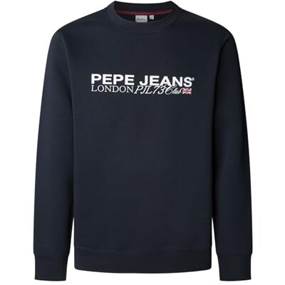 Pepe Jeans herr MATTHEW CREW sweatshirt, blå (DULWICH BLUE), XS, Blå (Dulwich blå), XS Pepe Jeans herr MATTHEW CREW sweatshirt, blå (DULWICH BLUE), XS, Blå (Dulwich blå), XS