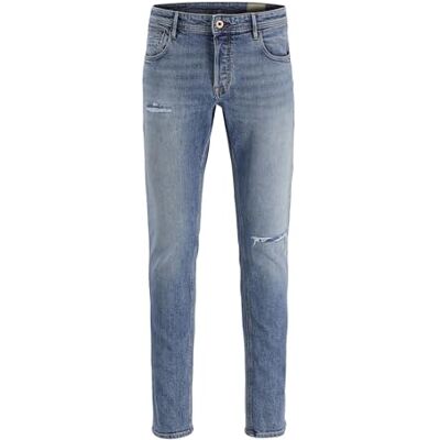 JACK & JONES Slim Fit jeans JJIGLENN JJCOLE AM 171 SN Slim Fit jeans, Blå denim, 29W / 32L JACK & JONES Slim Fit jeans JJIGLENN JJCOLE AM 171 SN Slim Fit jeans, Blå denim, 29W / 32L