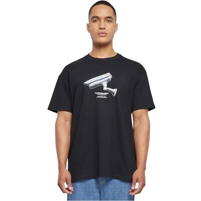 Tee T-shirt för män CCTV oversize t-shirt svart XS, svart, XS Tee T-shirt för män CCTV oversize t-shirt svart XS, svart, XS