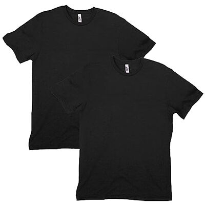 American Apparel unisex CVC t-shirt, stil G2001CVC, 2-pack, Svart (2-pack), L American Apparel unisex CVC t-shirt, stil G2001CVC, 2-pack, Svart (2-pack), L