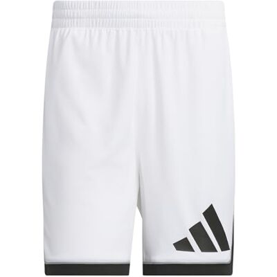 adidas herr Basketball Badge Of Sport Short Shorts, white/black, XL 7 inch adidas herr Basketball Badge Of Sport Short Shorts, white/black, XL 7 inch