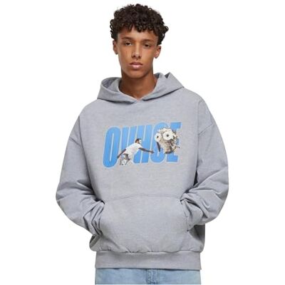 Tee Ovhoe Oversize Hoody, GRÅ, XS plus size Tee Ovhoe Oversize Hoody, GRÅ, XS plus size