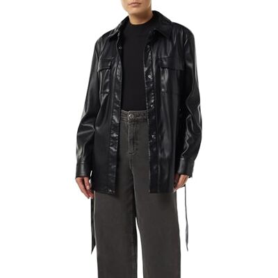 Comma Overshirt med bälte av falskt läder, 9999, 42 Comma Overshirt med bälte av falskt läder, 9999, 42