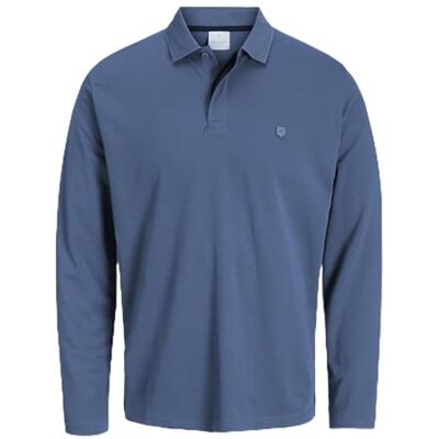 JACK & JONES Jprccrodney Ls Polo, Vintage Indigo, S JACK & JONES Jprccrodney Ls Polo, Vintage Indigo, S