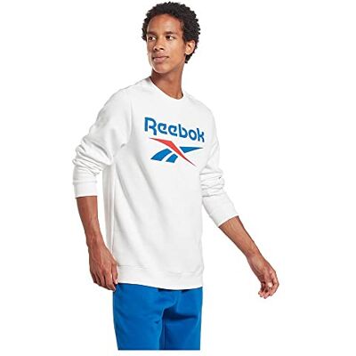 Reebok herr Big Stacked Logo Crew Sweatshirt Reebok herr Big Stacked Logo Crew Sweatshirt