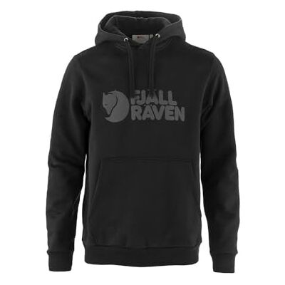 Fjällräven Herr logo huvtröja M, svart, L, svart, L Fjällräven Herr logo huvtröja M, svart, L, svart, L