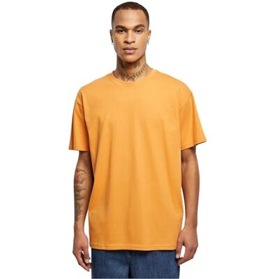 Build Your Brand T-shirt för män tung oversize te, basic t-shirt för män, överdimensionerad passform, bomull, Forgottenapelsin, L Build Your Brand T-shirt för män tung oversize te, basic t-shirt för män, överdimensionerad passform, bomull, Forgottenapelsin, L