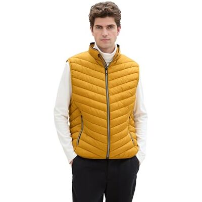 TOM TAILOR herrväst, 35660 – Harvest Yellow, XXL TOM TAILOR herrväst, 35660 – Harvest Yellow, XXL