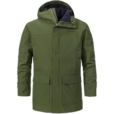 Schöffel SchSked herr Ins. Parka Rotterdam M, loden green, 48 Schöffel SchSked herr Ins. Parka Rotterdam M, loden green, 48