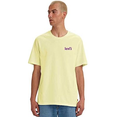 Levi's herr T-Shirt SS RELAXED FIT TEE, Core Poster Lemonade, S Levi's herr T-Shirt SS RELAXED FIT TEE, Core Poster Lemonade, S
