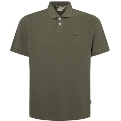 Pepe Jeans herr New Oliver Gd, Polo, grön, L, Grön (Safari grön), L Pepe Jeans herr New Oliver Gd, Polo, grön, L, Grön (Safari grön), L