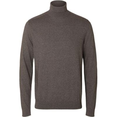 SELECTED HOMME SELECTED FEMME Slhberg Roll Neck Noos, Morel, L SELECTED HOMME SELECTED FEMME Slhberg Roll Neck Noos, Morel, L