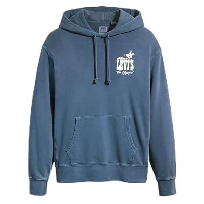 Levi's Autentisk grafisk huvtröja Blues, levi archival gd vin, S Levi's Autentisk grafisk huvtröja Blues, levi archival gd vin, S