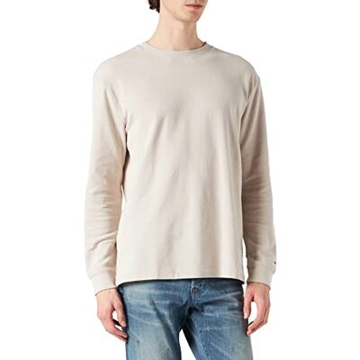 Tommy Jeans herr TJM Mini Waffle Snit skjorta, Silvergrå Htr, XL Tommy Jeans herr TJM Mini Waffle Snit skjorta, Silvergrå Htr, XL