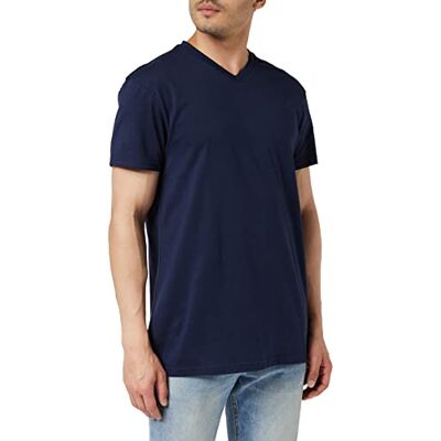 Lower East T-shirt med V-ringning i 100 % bomull, Herr, Vit/svart/grå/blå/grön (5-pack), S Lower East T-shirt med V-ringning i 100 % bomull, Herr, Vit/svart/grå/blå/grön (5-pack), S