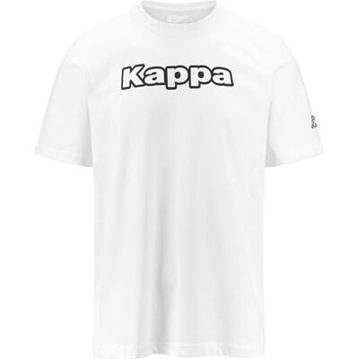 Kappa Herr Fromen Logo T-shirt, vit, L Kappa Herr Fromen Logo T-shirt, vit, L