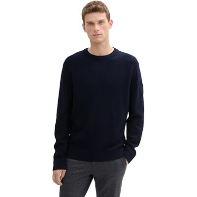 TOM TAILOR herrtröja, 10668 – himmelskaptensblå, XL TOM TAILOR herrtröja, 10668 – himmelskaptensblå, XL
