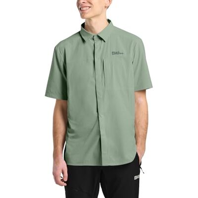 Jack Wolfskin Vandra S/S skjorta M skjorta, eukalyptus, s herr, Eukalyptus, S Jack Wolfskin Vandra S/S skjorta M skjorta, eukalyptus, s herr, Eukalyptus, S