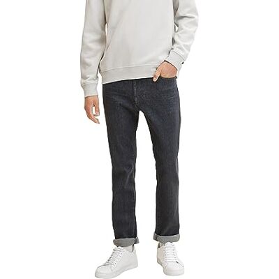 TOM TAILOR Herr Josh Regular Slim Jeans 1032784, 10215 Clean Rinsed Grey Denim, 33W / 30L TOM TAILOR Herr Josh Regular Slim Jeans 1032784, 10215 Clean Rinsed Grey Denim, 33W / 30L