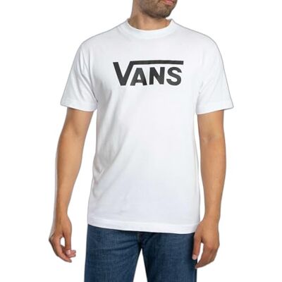 Vans herr klassisk ss t-shirt, vit, XS, Vitt, XS Vans herr klassisk ss t-shirt, vit, XS, Vitt, XS