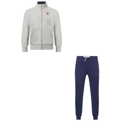 Champion Men-Sweatsuit träningsoverall, grå (EM021), M pojke Champion Men-Sweatsuit träningsoverall, grå (EM021), M pojke