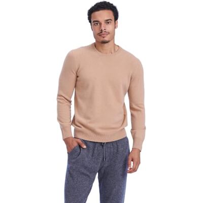 NAADAM The Original Cashmere Crewneck Sweater,Camel,XXL NAADAM The Original Cashmere Crewneck Sweater,Camel,XXL