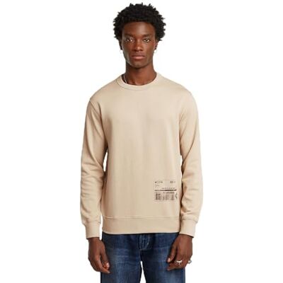 G-STAR herr frakt storlek R Sw tröja, Beige (Dk Brick D26284-d970-1214), XS G-STAR herr frakt storlek R Sw tröja, Beige (Dk Brick D26284-d970-1214), XS