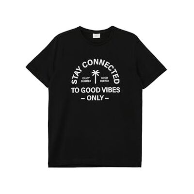 s.Oliver Pojkar t-shirt med tryck fram, Svart 9999, M s.Oliver Pojkar t-shirt med tryck fram, Svart 9999, M
