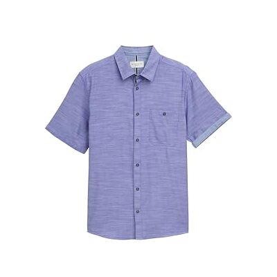 TOM TAILOR herrskjorta, 37888 – Crest Blue Zigzag-struktur, XS TOM TAILOR herrskjorta, 37888 – Crest Blue Zigzag-struktur, XS