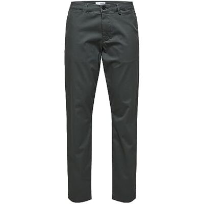 SELECTED HOMME Male Chino 175 Slim Fit Flex, mörk skugga, 34W / 32L SELECTED HOMME Male Chino 175 Slim Fit Flex, mörk skugga, 34W / 32L