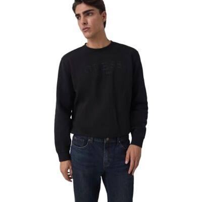 GUESS herrtröja sweatshirt CN klassisk logotyp tröja M GUESS herrtröja sweatshirt CN klassisk logotyp tröja M