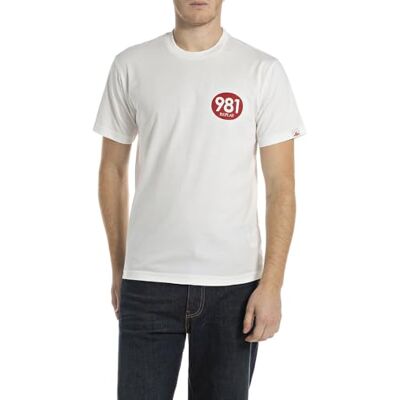Replay Herr M3201 t-shirt, 011 naturlig vit, XXL, 011 Naturligt vit, XXL Replay Herr M3201 t-shirt, 011 naturlig vit, XXL, 011 Naturligt vit, XXL